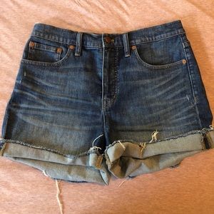 Madewell denim shorts